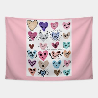 Bunch of Hearts Tapestry