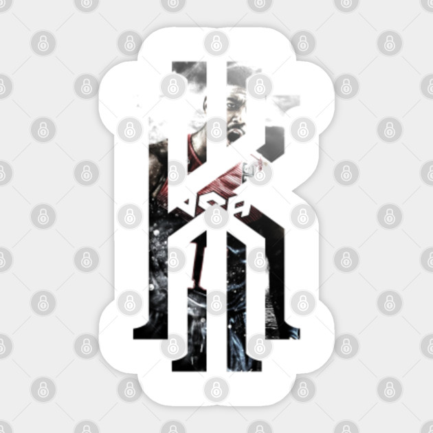 Kyrie Irving Logo Kyrie Irving Logo Galaxy Sticker Teepublic Uk