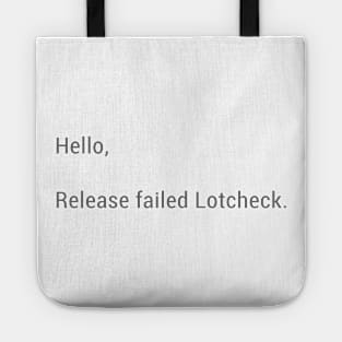 Relatable Game Developer Slogan Tote