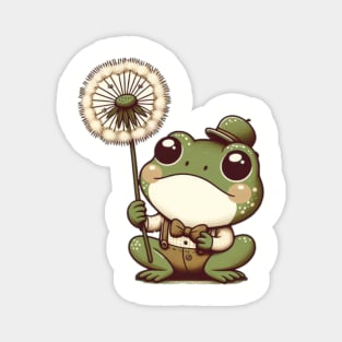 Dandelion Frog Magnet