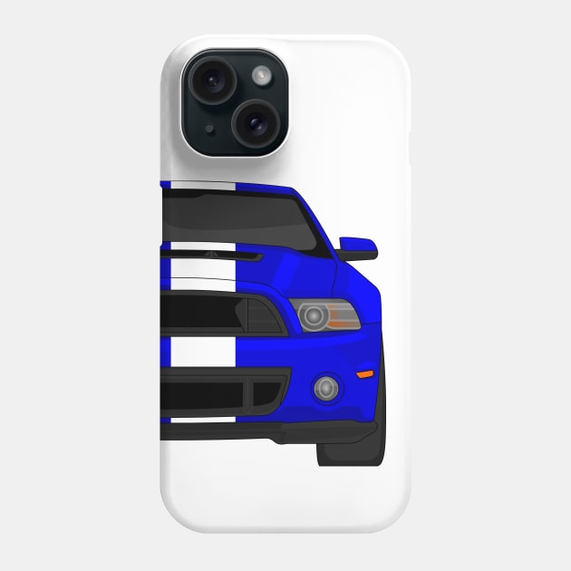 MUSTANG SHELBY GT500 DARK-BLUE Phone Case by VENZ0LIC