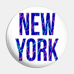 Retro 80s New York Pin