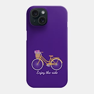 Enjoy the ride on a bicycle Phone Case