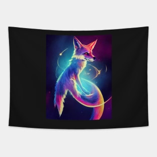 Cute Space Fox T-Shirt Tapestry