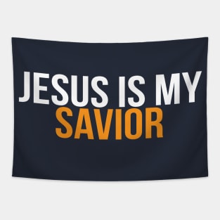 Jesus Is My Savior Cool Motivational Christian Tapestry