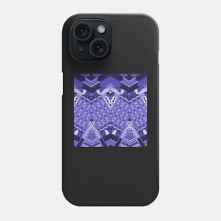 Ultra Violet Detailed Chevron Pattern Phone Case