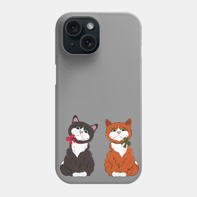 Two kittens Phone Case by VickiKraviz