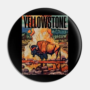 Yellowstone National Park USA Pin