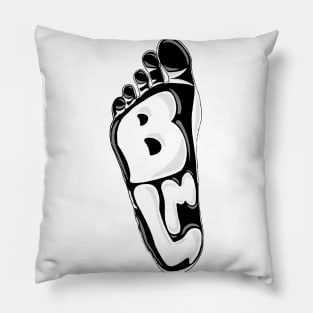 Black lives matter foot Pillow