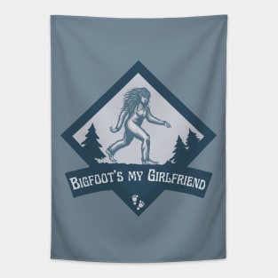 Bigfoot's My Girlfriend Tapestry