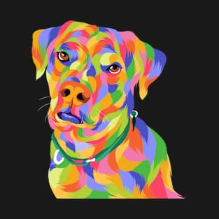 Dog Pop Art Illustration T-Shirt