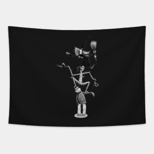 Frankenstein - Mummy - Witch - Halloween - Mumie - Hexe Tapestry