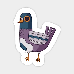 Pigeon Number Three Magnet