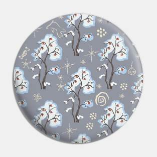 Winter Pattern Pin