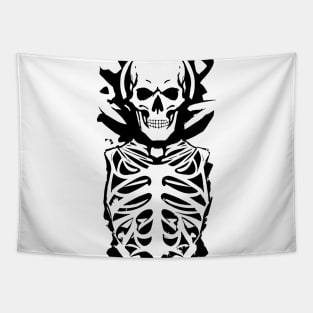 Skeleton tribal Tapestry