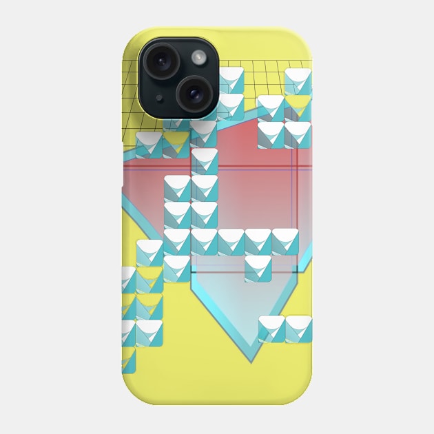 Abstract Tetris Phone Case by collecteddesigns