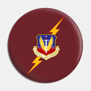 Tactical Air Command Crest (with lightning bolt) Pin