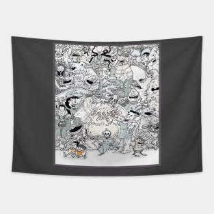 Monster Party Tapestry