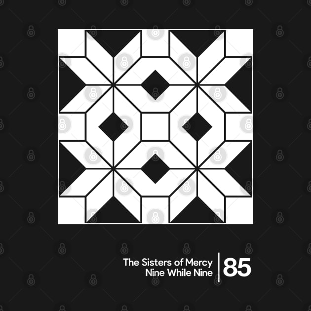 Nine While Nine / Minimal Style Graphic Artwork Design by saudade