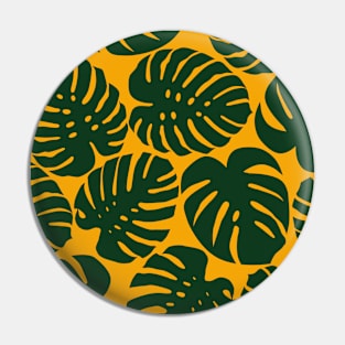 Monstera Leaf Pattern Pin