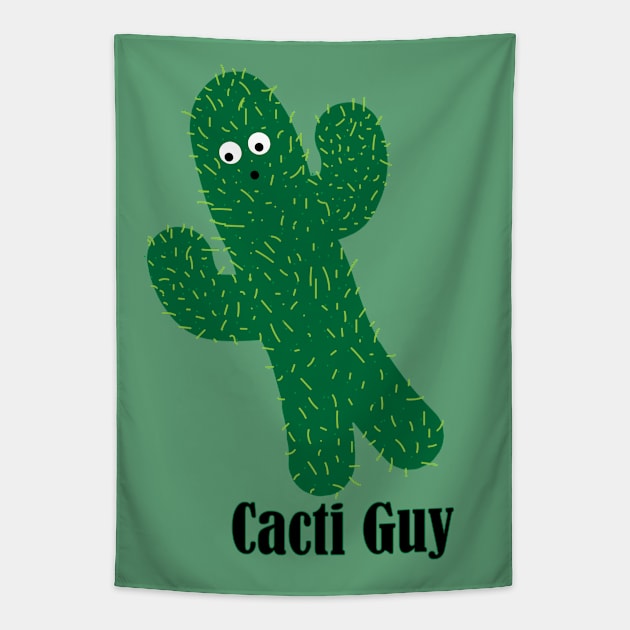 Cacti Guy Tapestry by Sweet Terpenes