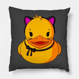 Kitty Cat Rubber Duck Pillow