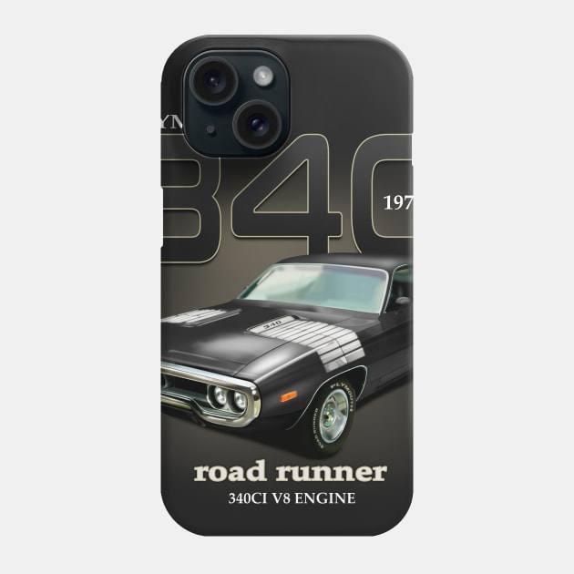 Plymouth Road Runner 72 Phone Case by hardtbonez