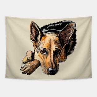 German shepherd Tapestry