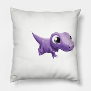 Little Purple T-Rex Pillow