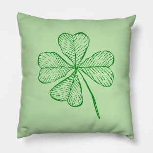 Lucky clover Pillow