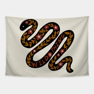 Wild Thing Snake - black multi Tapestry