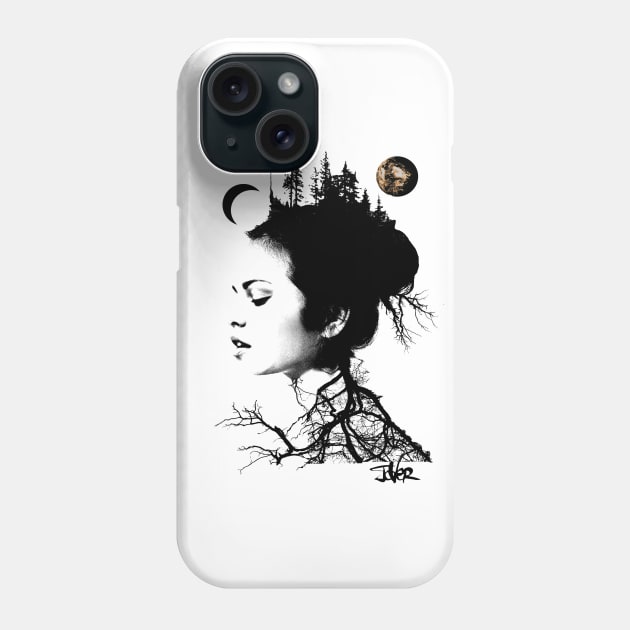 The whole of the moon Phone Case by Loui Jover 