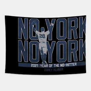 Corey Kluber No York No York Tapestry