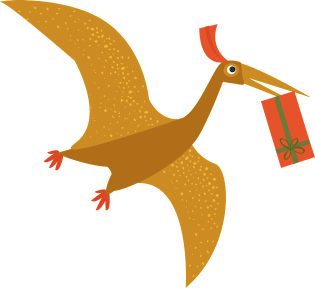 Pterodactyl Kids T-Shirt by RainbowAndJackson