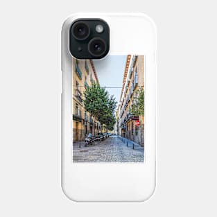 Amnesty street in Madrid Phone Case