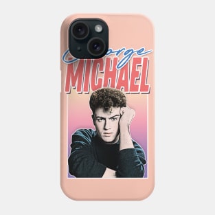 George Michael / 80s Style Retro Fan Art Design Phone Case