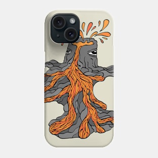 Volcano dude Phone Case