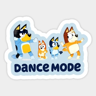 Bingo in globe - Bluey - Sticker Kiss-Cut Sticker 2 x 2 sold by Tamoonz, SKU 783055, Printerval