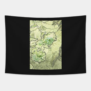 Green Begonia Tapestry