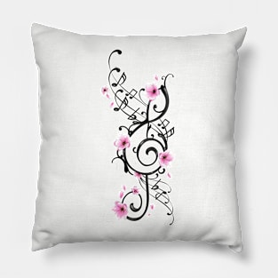 Treble clef Pillow