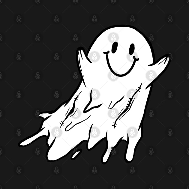 Smile Boo Ghost by yogisnanda