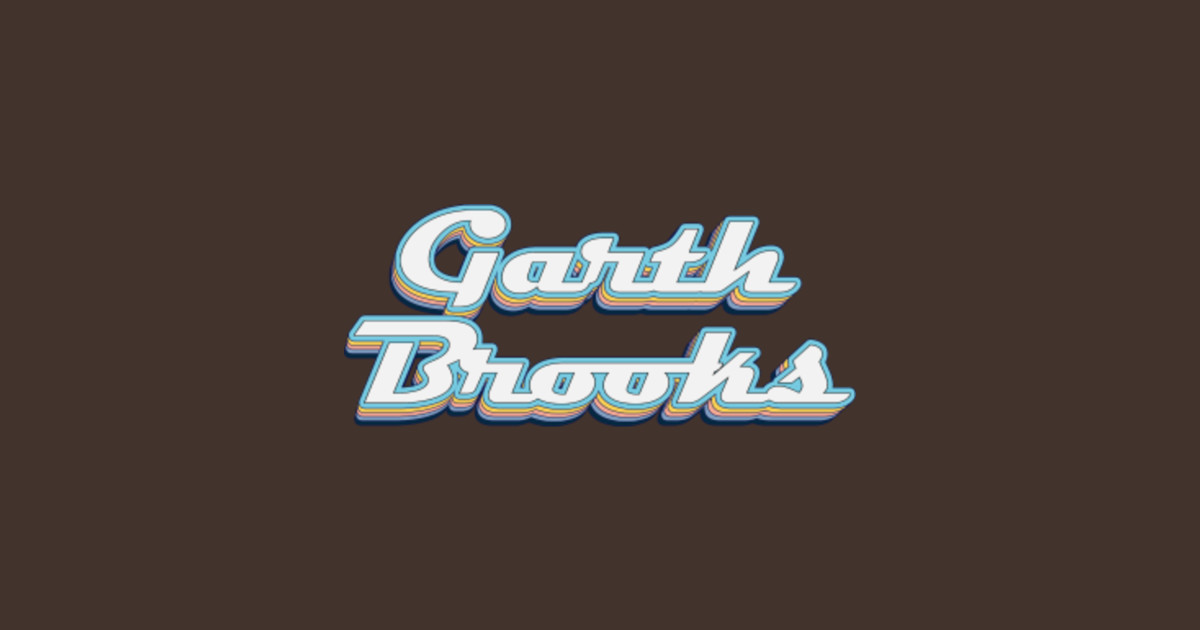 retro garth brooks - Garth Brooks - T-Shirt | TeePublic