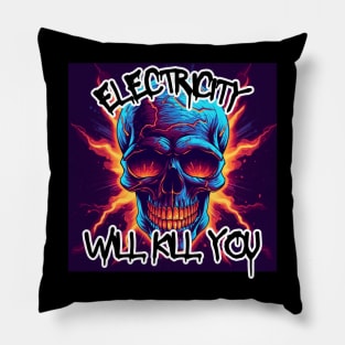 Electricity Kills Pillow