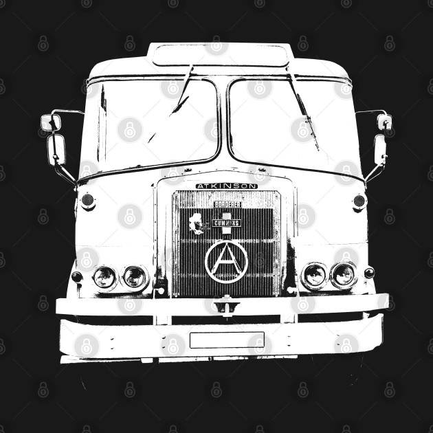 Atkinson Borderer classic British heavy lorry white front and rear by soitwouldseem