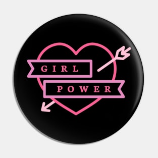 girl power pop art Pin