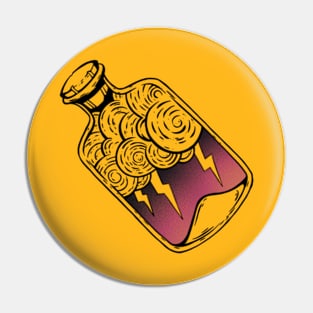 Lightning in a bottle Pin