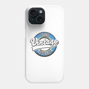 Cairns australia vintage style logo Phone Case