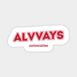 Alvvays Antisocialites Magnet