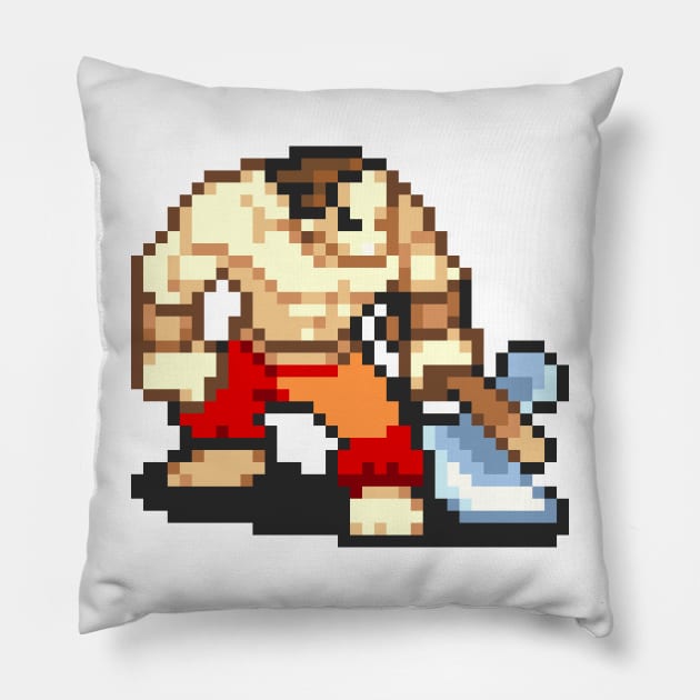 Brigand Fighting Sprite Pillow by SpriteGuy95