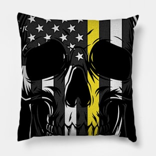 911 Dispatcher Thin Yellow Line Pillow